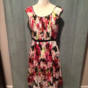 Floral Dress - Adrianna Papell